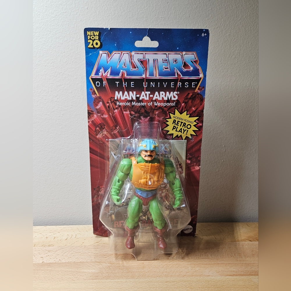 Mattel He-Man Masters Of The Universe Origins MAN AT ARMS Action Figure 2020 NEW